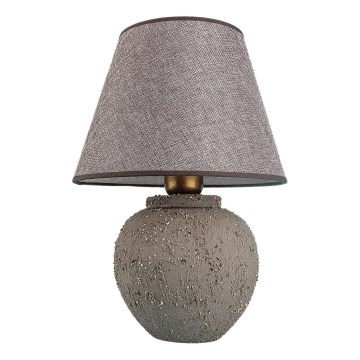 Επιτραπέζιο φωτιστικό RAMZES 1xE27/40W/230V καφέ