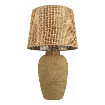 Επιτραπέζιο φωτιστικό RAMZES 1xE27/40W/230V καφέ