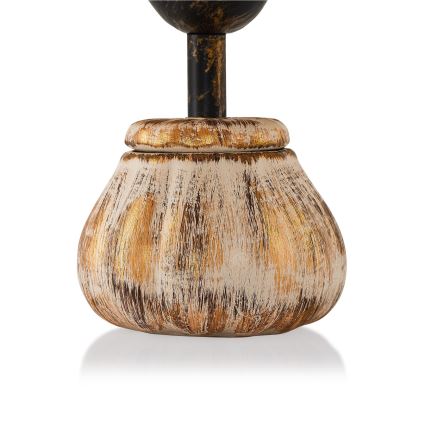 Επιτραπέζιο φωτιστικό RAMZES 1xE27/40W/230V κρεμ/χρυσό