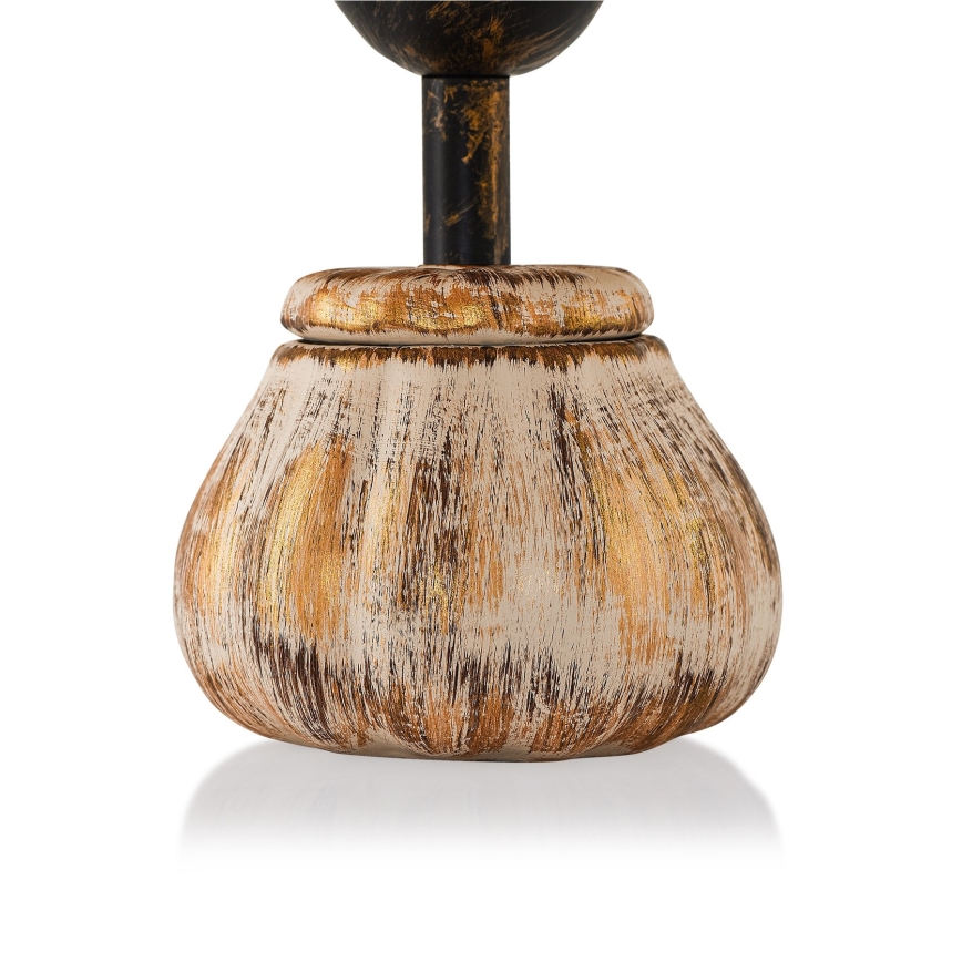 Επιτραπέζιο φωτιστικό RAMZES 1xE27/40W/230V κρεμ/χρυσό