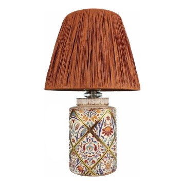 Επιτραπέζιο φωτιστικό RAMZES 1xE27/40W/230V, ραφία