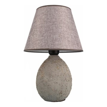 Επιτραπέζιο φωτιστικό RAMZES 1xE27/40W/230V γκρι