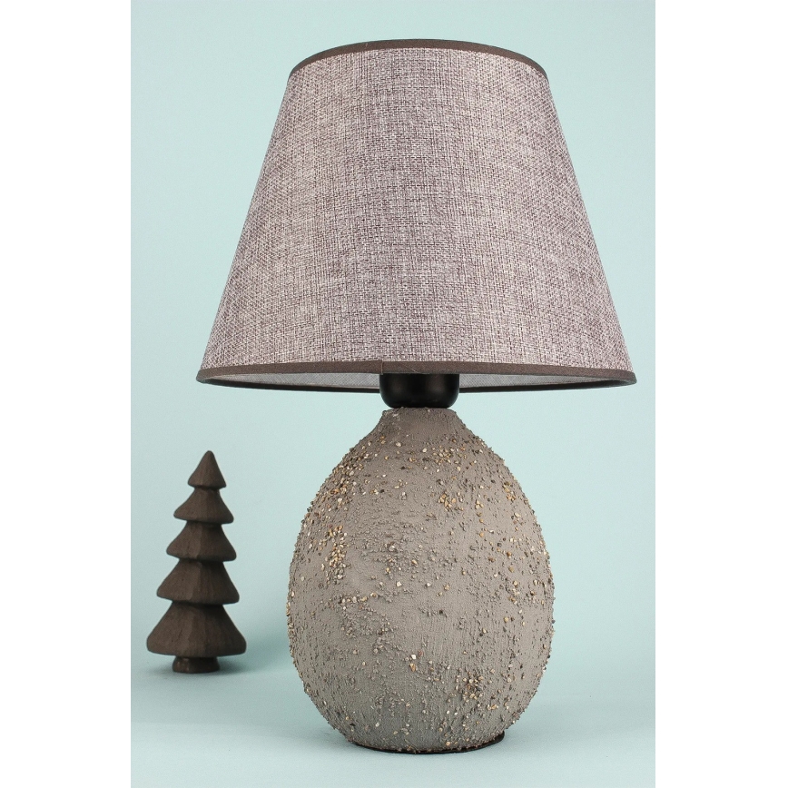 Επιτραπέζιο φωτιστικό RAMZES 1xE27/40W/230V γκρι