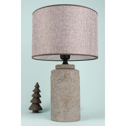 Επιτραπέζιο φωτιστικό RAMZES 1xE27/40W/230V γκρι