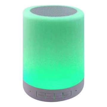 Επιτραπέζιο φωτιστικό RGB LED με ηχείο LED/5V