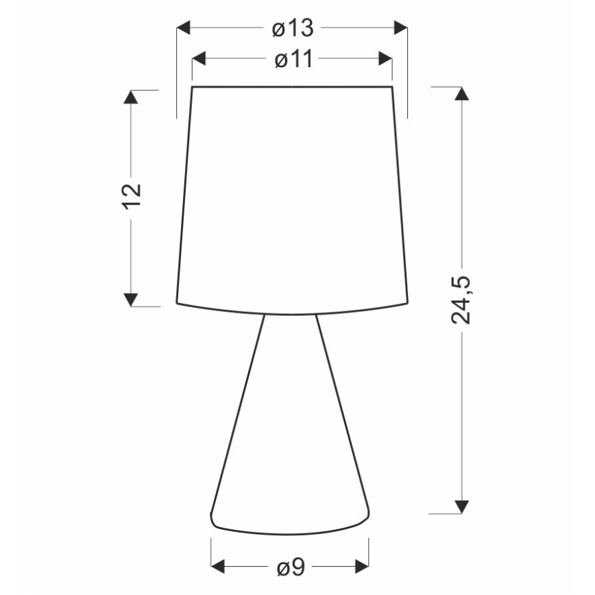Επιτραπέζιο φωτιστικό SATTI 1xE14/40W/230V μπεζ