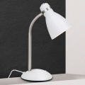 Επιτραπέζιο φωτιστικό SCHOOL 1xE27/40W/230V λευκό/ματ χρώμιο