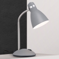 Επιτραπέζιο φωτιστικό SCHOOL 1xE27/40W/230V γκρι/ματ χρώμιο