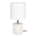Επιτραπέζιο φωτιστικό STRONG ROUND 1xE27/25W/230V από σκυρόδεμα