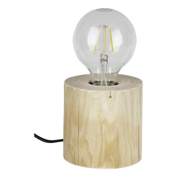 Επιτραπέζιο φωτιστικό TRABO 1xE27/25W/230V πεύκο