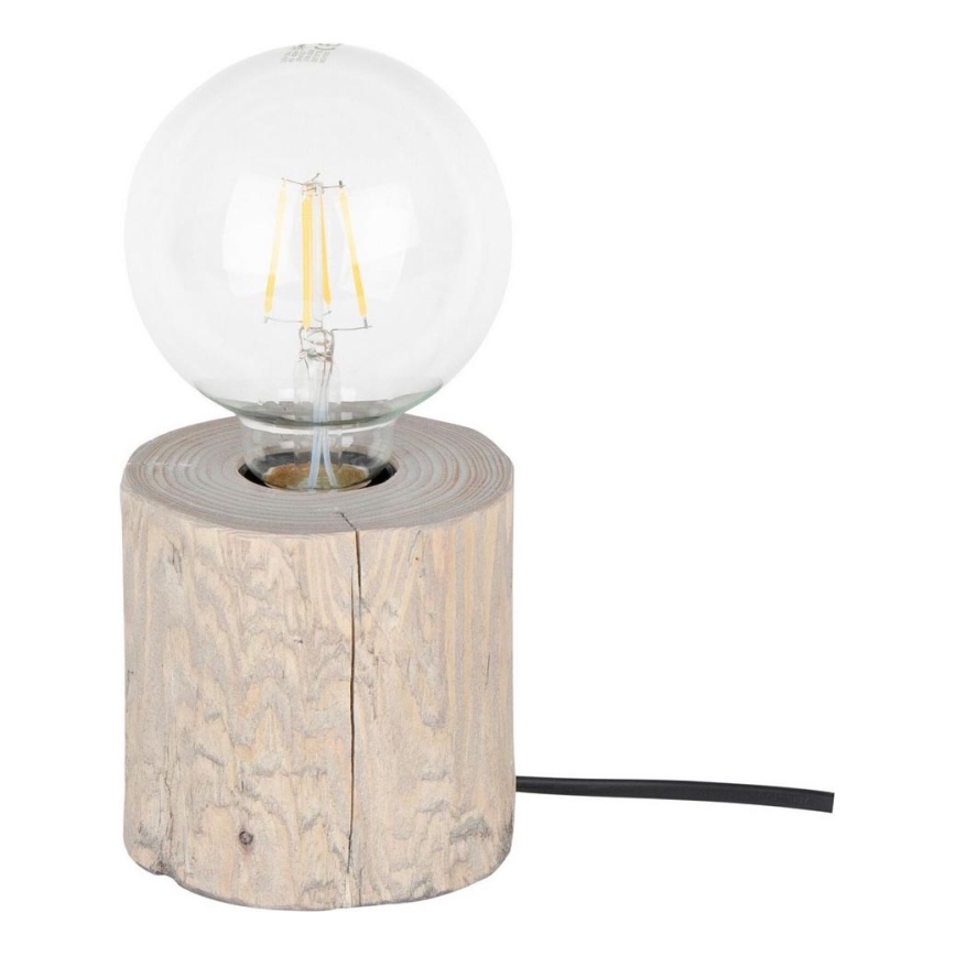 Επιτραπέζιο φωτιστικό TRABO 1xE27/25W/230V πεύκο