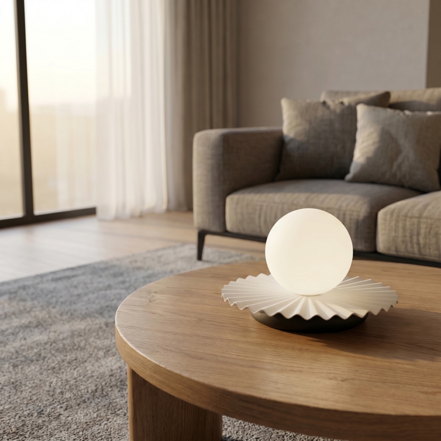 Επιτραπέζιο φωτιστικό UMBRA 1xG9/8W/230V λευκό