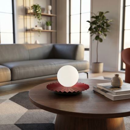 Επιτραπέζιο φωτιστικό UMBRA 1xG9/8W/230V κόκκινο