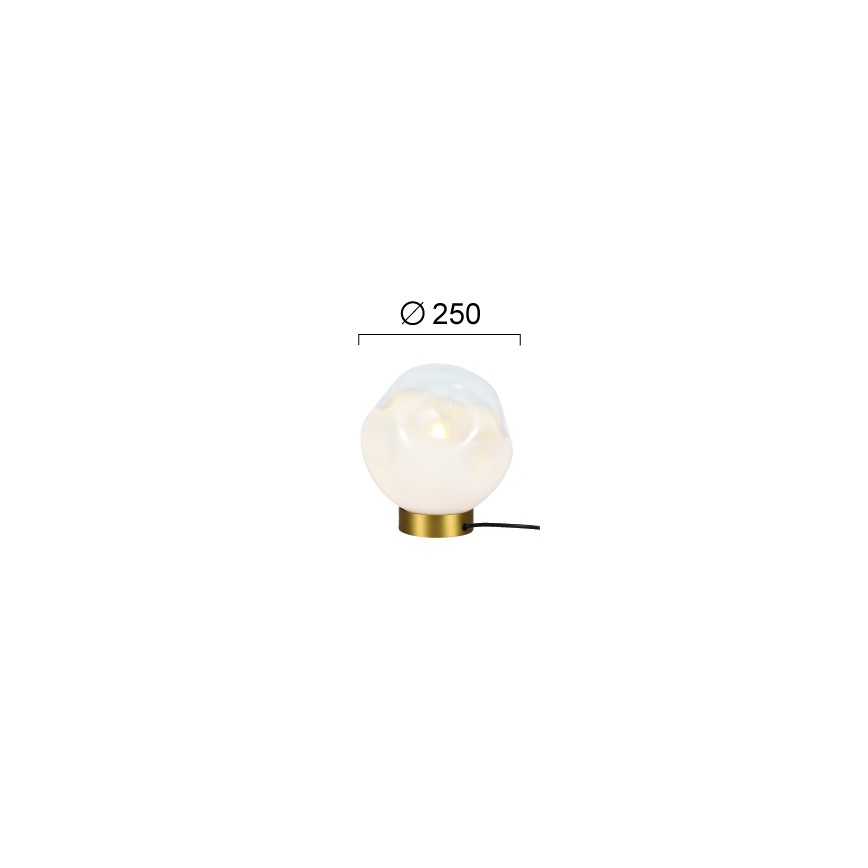 Επιτραπέζιο φωτιστικό VANA 1xE27/40W/230V κρεμ/χρυσό