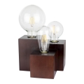Επιτραπέζιο φωτιστικό VINCENT 3xE27/15W/230V οξιά