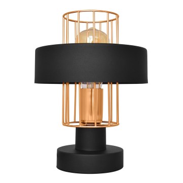 Επιτραπέζιο φωτιστικό VOLTA 1xE27/15W/230V μαύρο/χρυσαφί