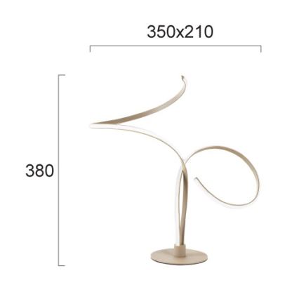 Επιτραπέζιο φωτιστικό γραφείου IVANA LED/5W/230V μπεζ