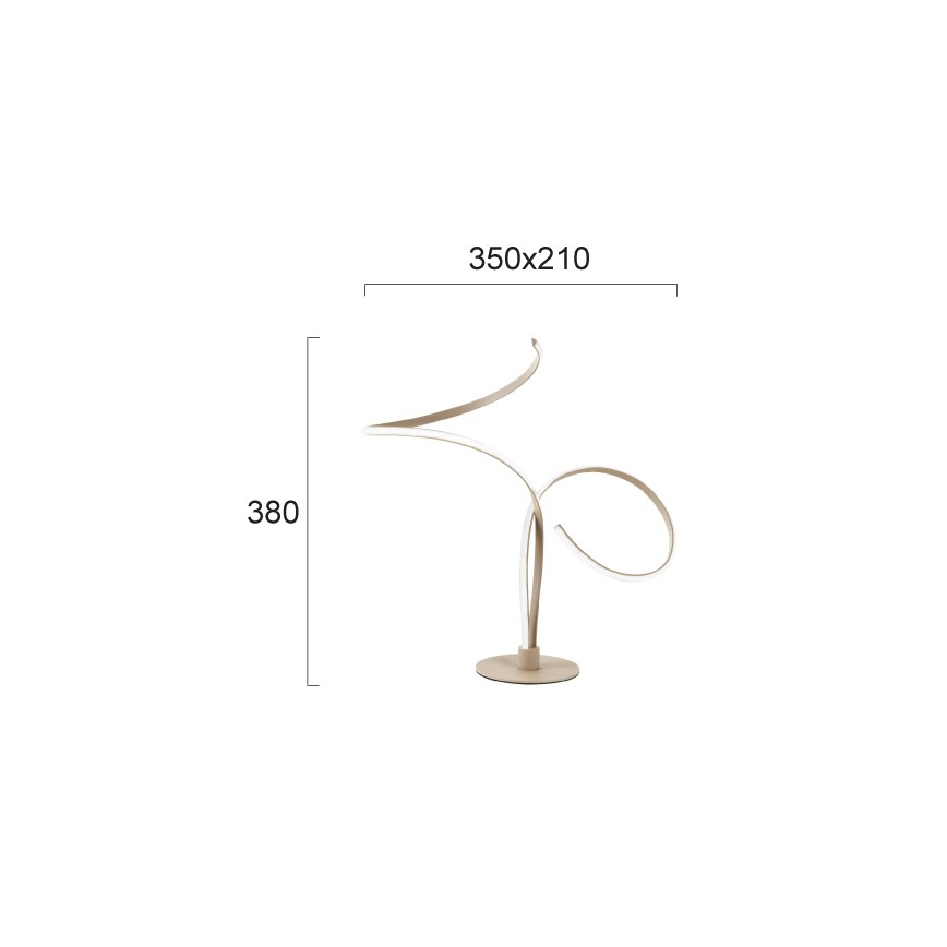 Επιτραπέζιο φωτιστικό γραφείου IVANA LED/5W/230V μπεζ