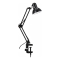 Επιτραπέζιο φωτιστικό με σφιγκτήρα 1xE27/60W/230V μαύρο