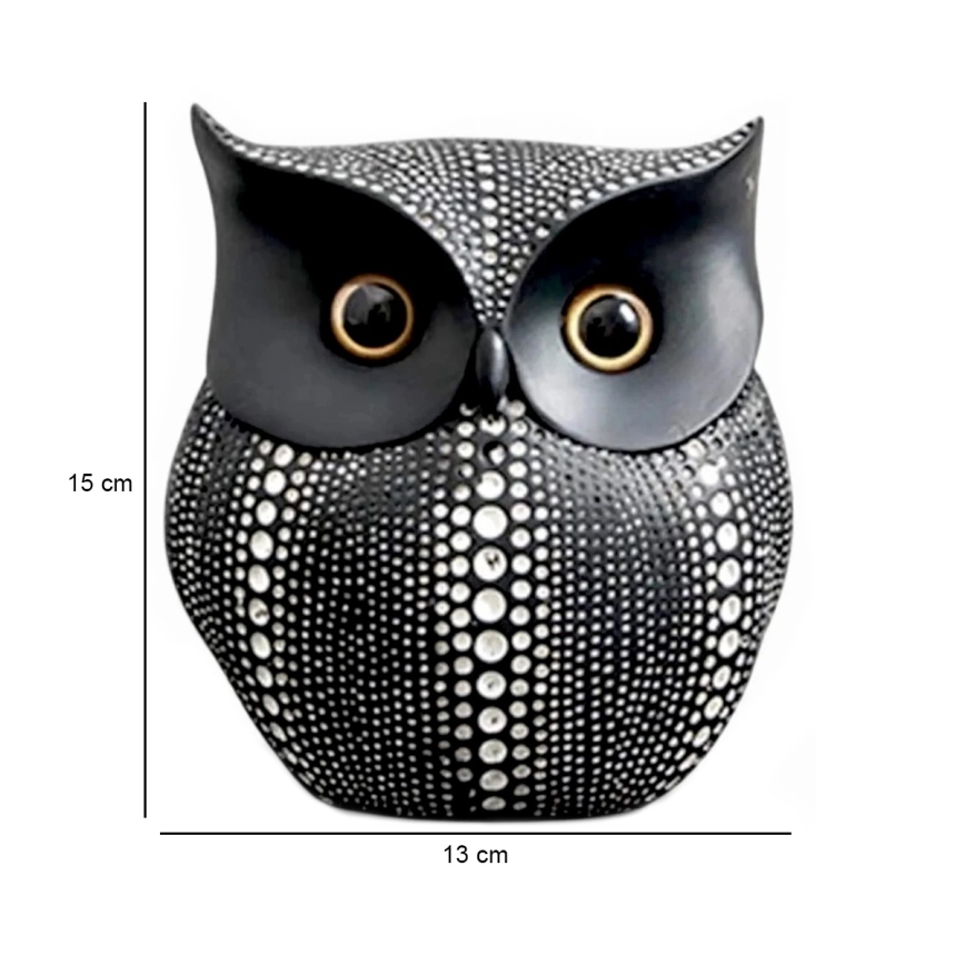 Επιτραπέζιο διακοσμητικό 15 εκ., μαύρο