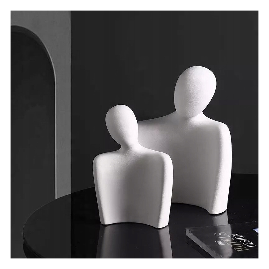 Επιτραπέζιο διακοσμητικό 20x5,5x14,5 cm λευκό