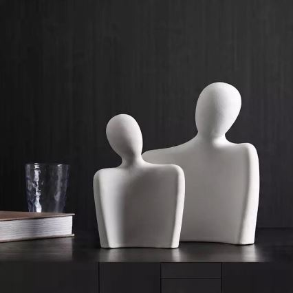 Επιτραπέζιο διακοσμητικό 20x5,5x14,5 cm λευκό