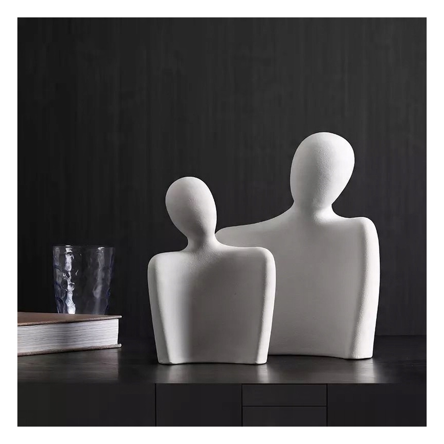 Επιτραπέζιο διακοσμητικό 20x5,5x14,5 cm λευκό