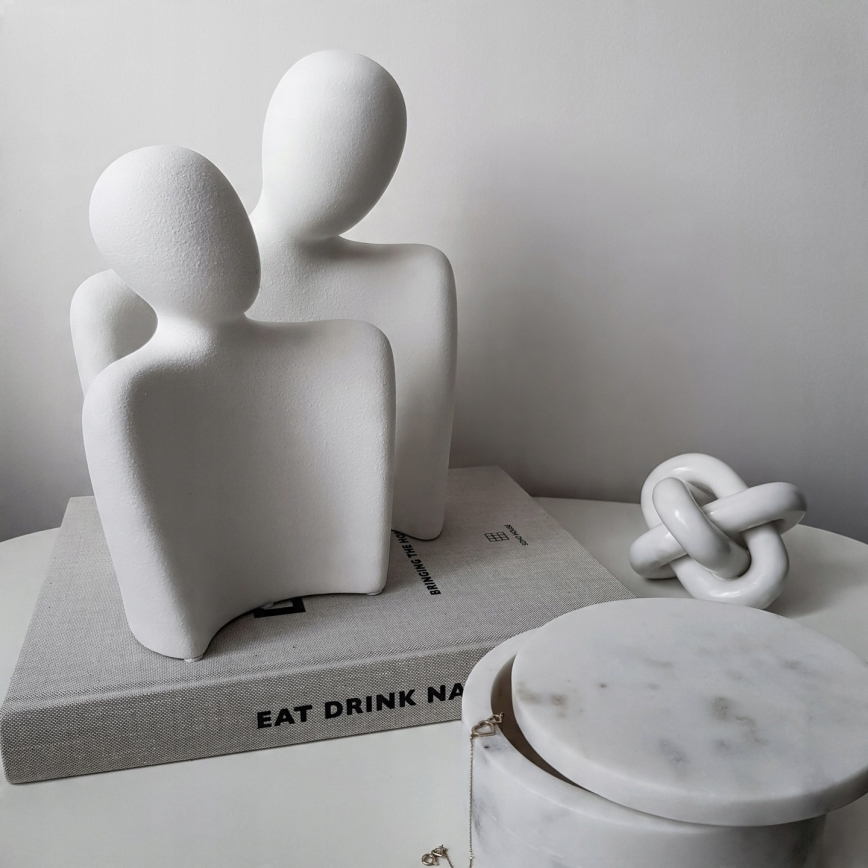 Επιτραπέζιο διακοσμητικό 20x5,5x14,5 cm λευκό