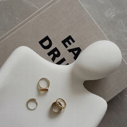 Επιτραπέζιο διακοσμητικό 20x5,5x14,5 cm λευκό