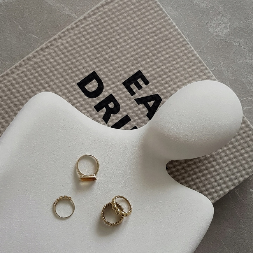 Επιτραπέζιο διακοσμητικό 20x5,5x14,5 cm λευκό