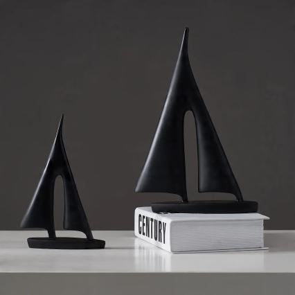 Επιτραπέζιο διακοσμητικό 21 εκ., ρητίνη/μαύρο