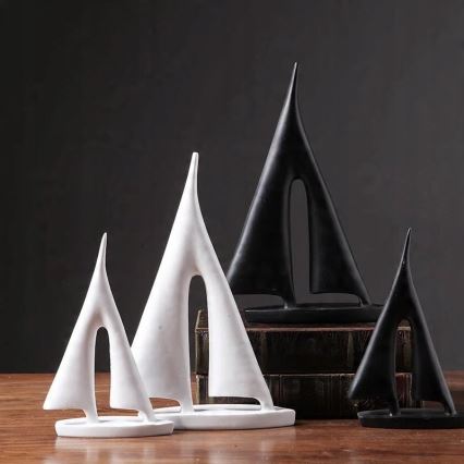 Επιτραπέζιο διακοσμητικό 28 εκ. ρητίνη/μαύρο