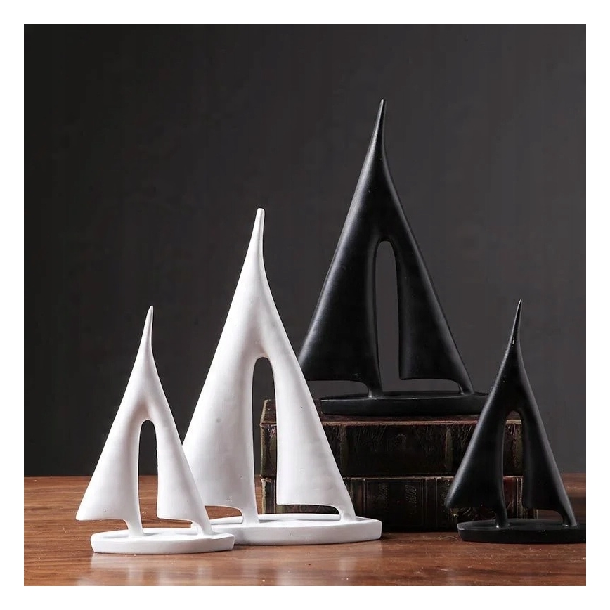 Επιτραπέζιο διακοσμητικό 28 εκ. ρητίνη/μαύρο