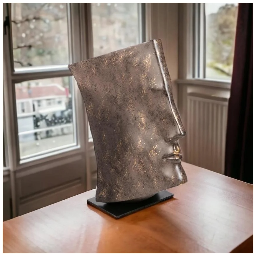 Επιτραπέζιο διακοσμητικό 29x25x17 cm ρητίνη/χάλκινο