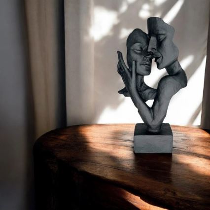 Επιτραπέζιο διακοσμητικό 29x9x17 cm ρητίνη/μαύρο