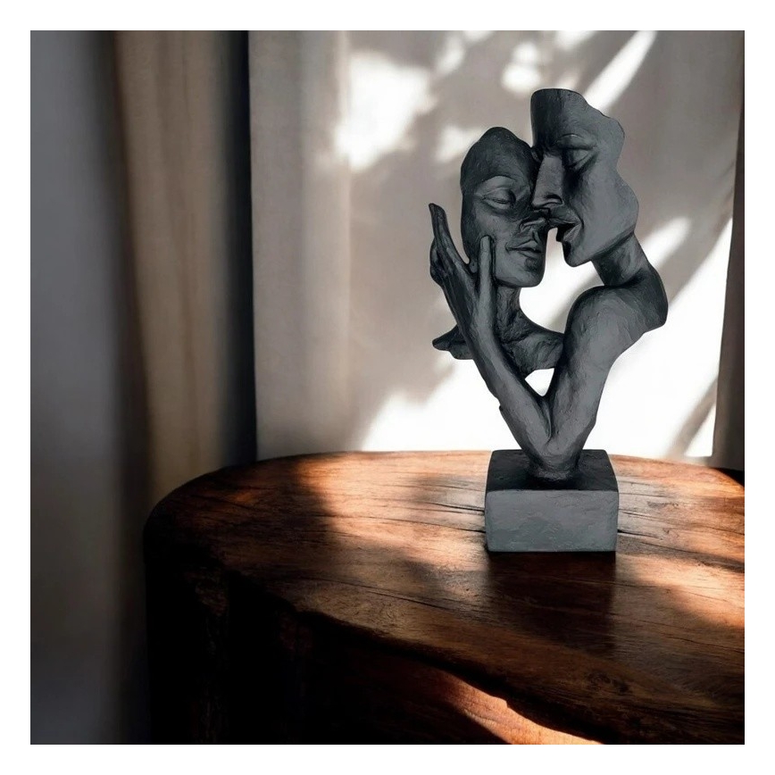 Επιτραπέζιο διακοσμητικό 29x9x17 cm ρητίνη/μαύρο