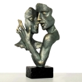 Επιτραπέζιο διακοσμητικό 31,5x9,5x19 cm ρητίνη/πατίνα