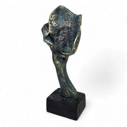 Επιτραπέζιο διακοσμητικό 35x22x13 cm ρητίνη/πατίνα