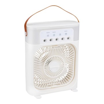 Επιτραπέζιος ανεμιστήρας RGB LED με εφέ ομίχλης 10W/5V