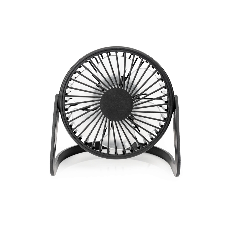 Επιτραπέζιο ανεμιστηράκι USB διάμετρος 15 εκ. μαύρο