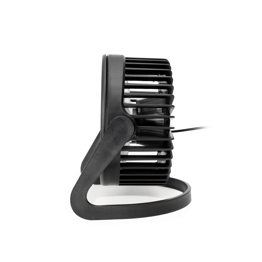 Επιτραπέζιο ανεμιστηράκι USB διάμετρος 15 εκ. μαύρο