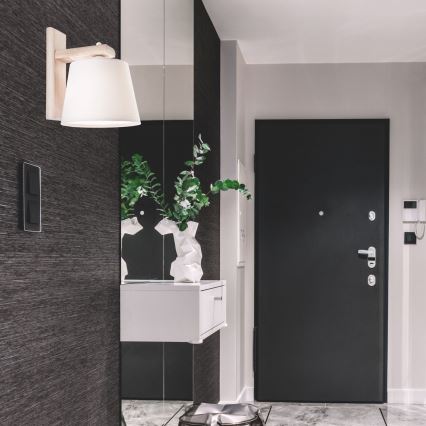 Επιτοίχιο φωτιστικό 1xE27/60W/230V δρυς