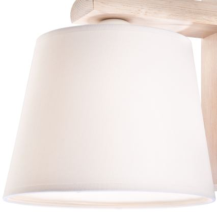 Επιτοίχιο φωτιστικό 1xE27/60W/230V δρυς