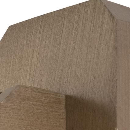 Επιτοίχιο φωτιστικό ADRIANO 1xE27/60W/230V οξιά