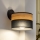 Επιτοίχιο φωτιστικό ALBA 1xE27/15W/230V μαύρο/καφέ