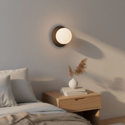 Επιτοίχιο φωτιστικό AMERICANA 1xG9/8W/230V μαύρο