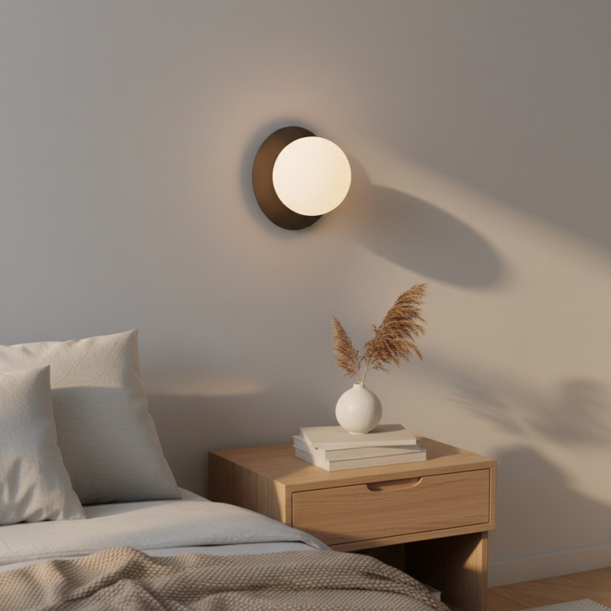 Επιτοίχιο φωτιστικό AMERICANA 1xG9/8W/230V μαύρο