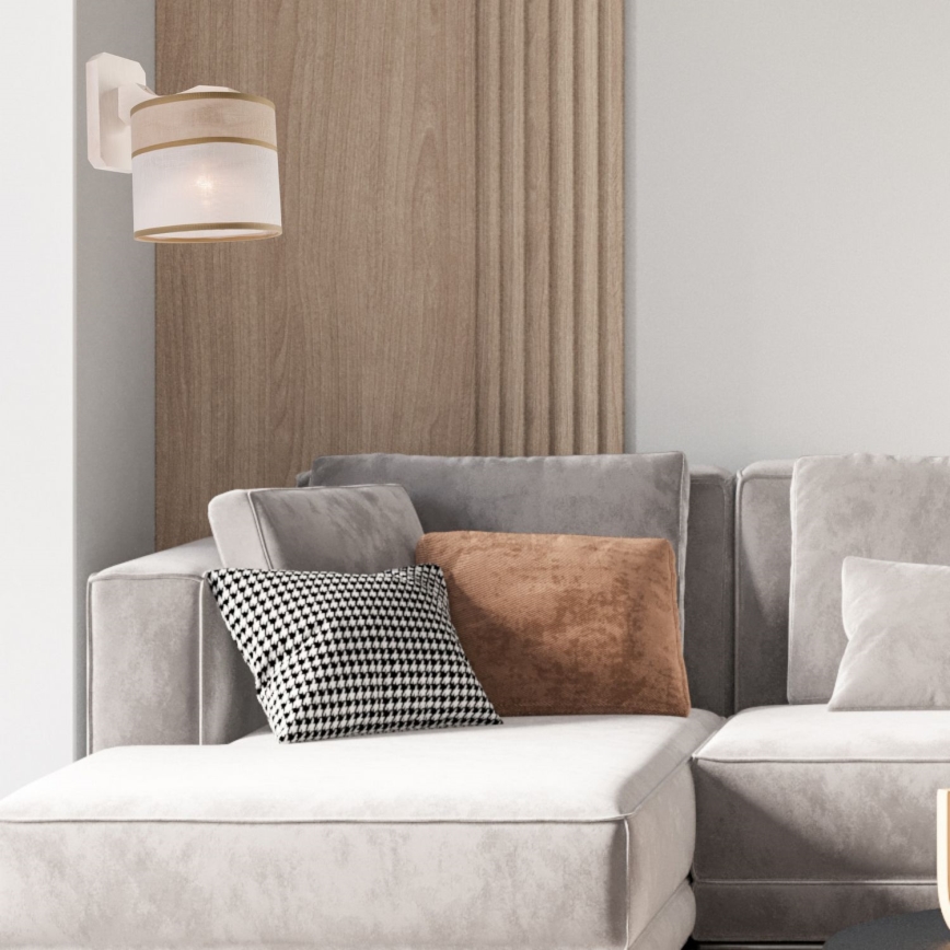 Επιτοίχιο φωτιστικό ANDREA 1xE27/60W/230V οξιά