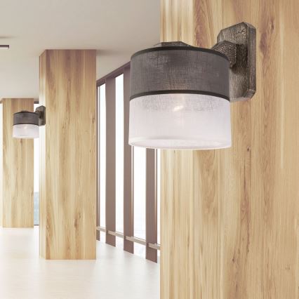 Επιτοίχιο φωτιστικό ANDREA 1xE27/60W/230V οξιά