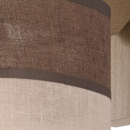 Επιτοίχιο φωτιστικό ANDREA 1xE27/60W/230V οξιά